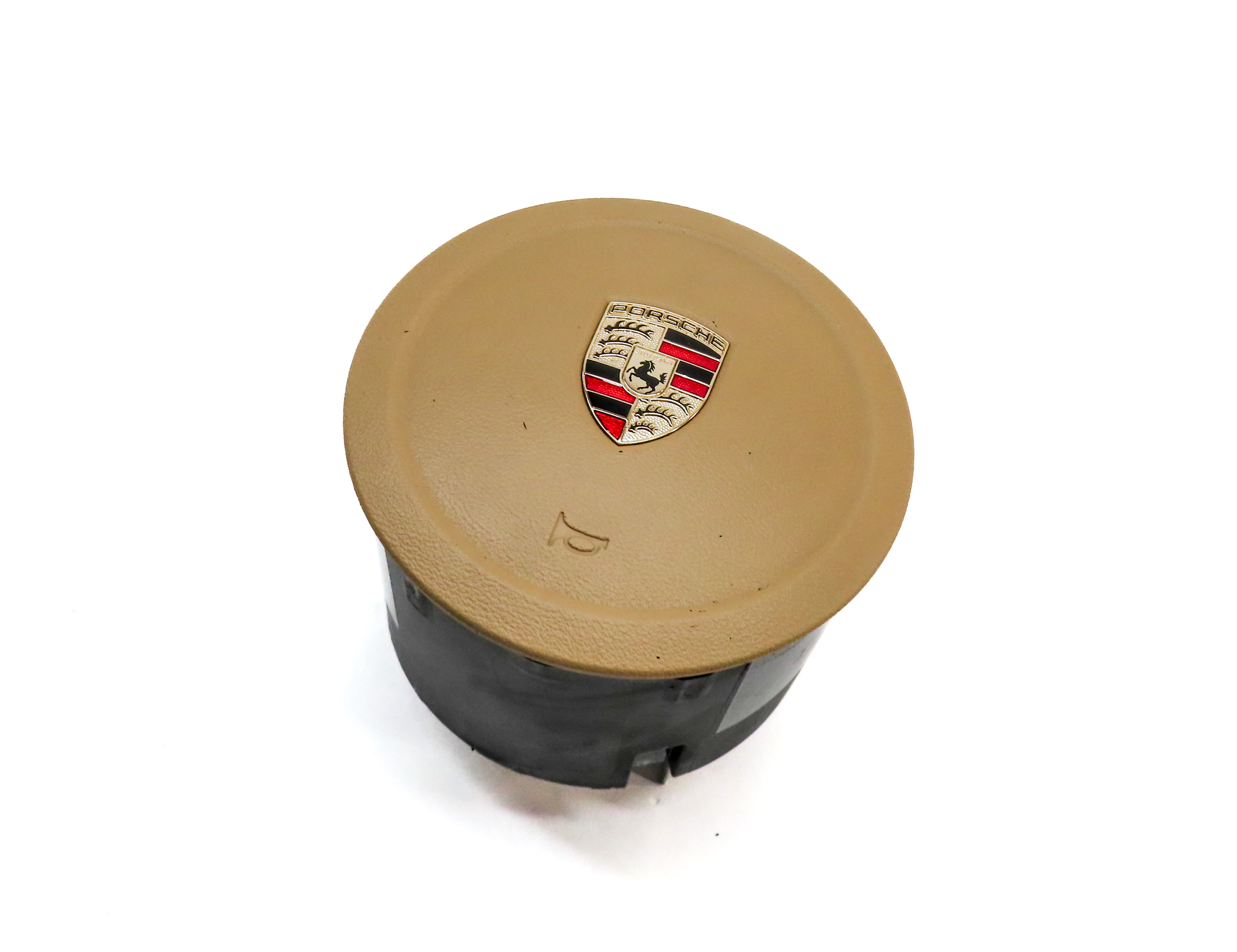 2011-2014 PORSCHE CAYENNE (958) DRIVER STEERING WHEEL SRS AIRBAG AIR BAG (Beige) — exact item pictured